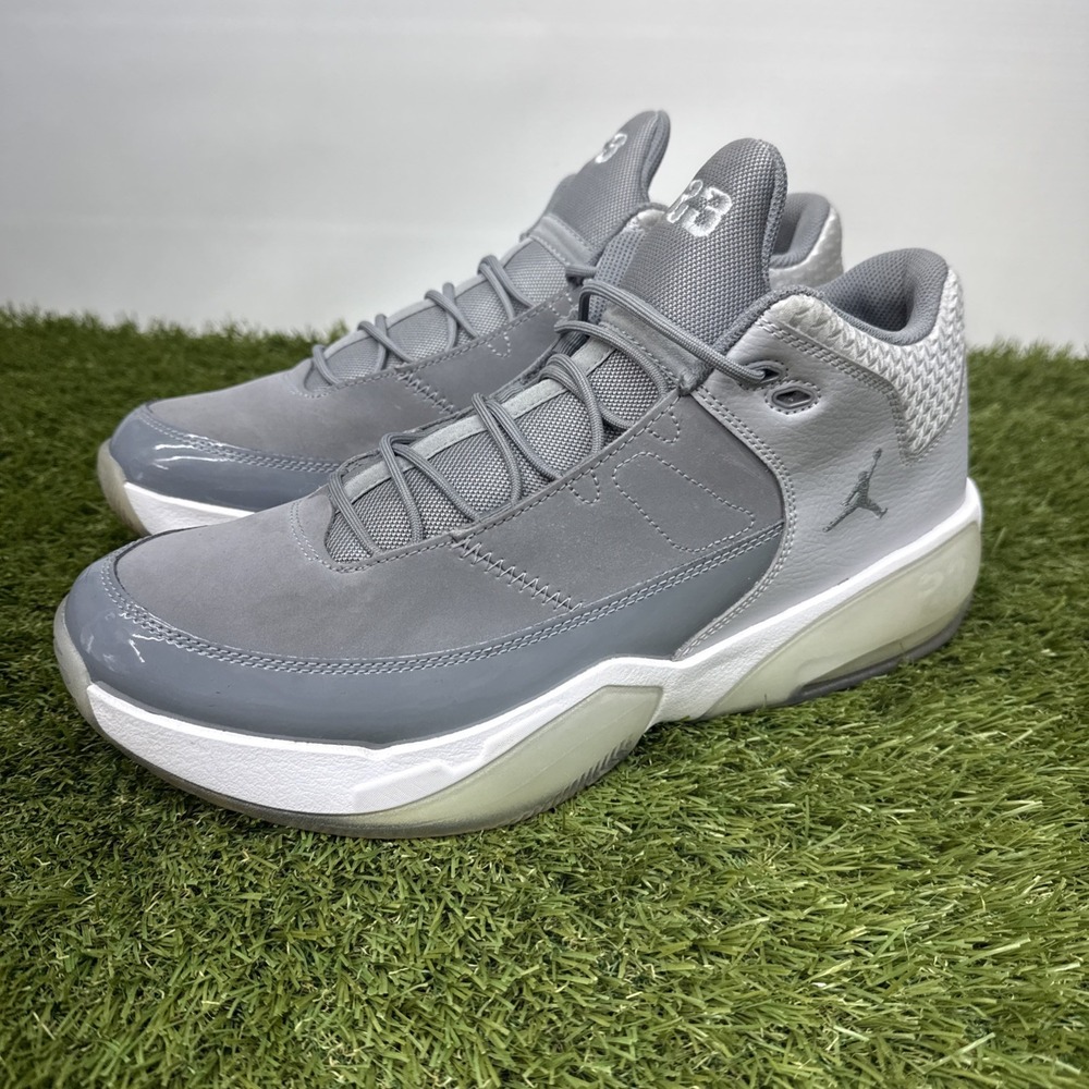 Jordan Max Aura 3 Men's Size 12 Wolf Grey Cool Grey-White Street Sneakers Rap